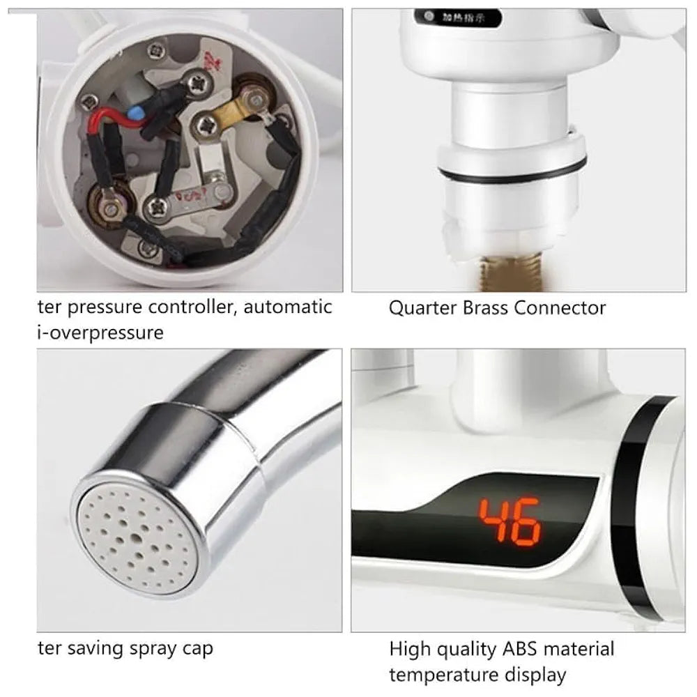 Electric Water Heater And Tankless Fast Water hitting