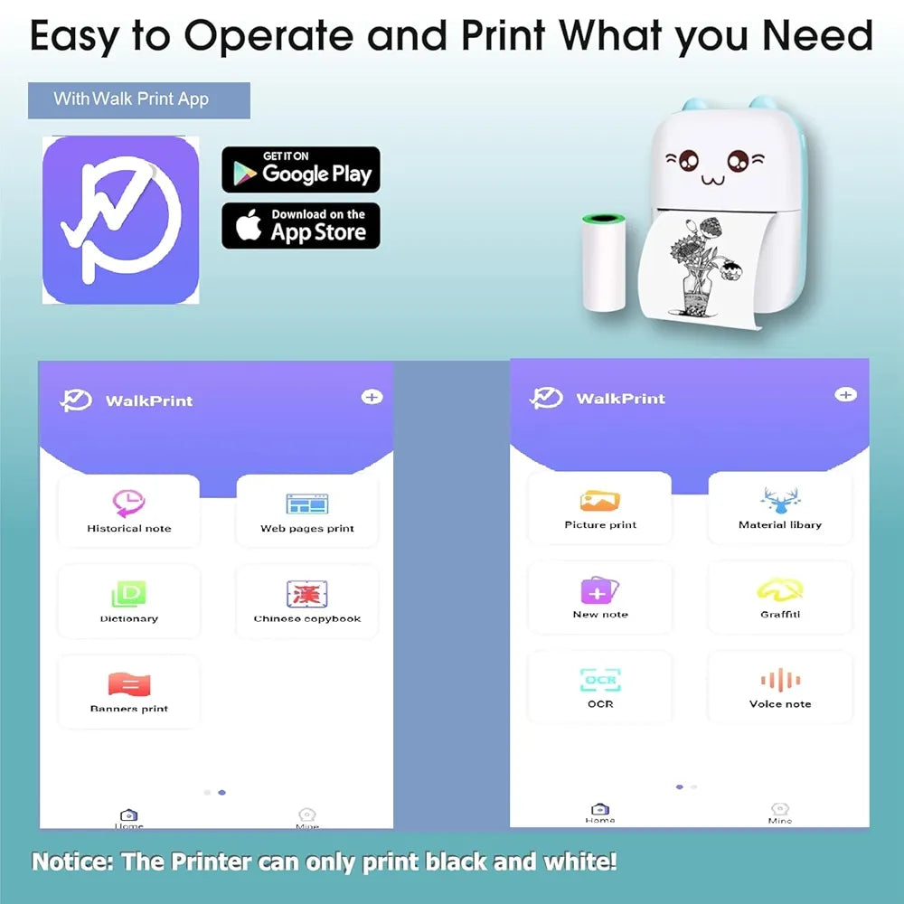 Bluetooth mini printer