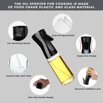 Advanced Glass Bottle Oil Sprayer for Cooking,